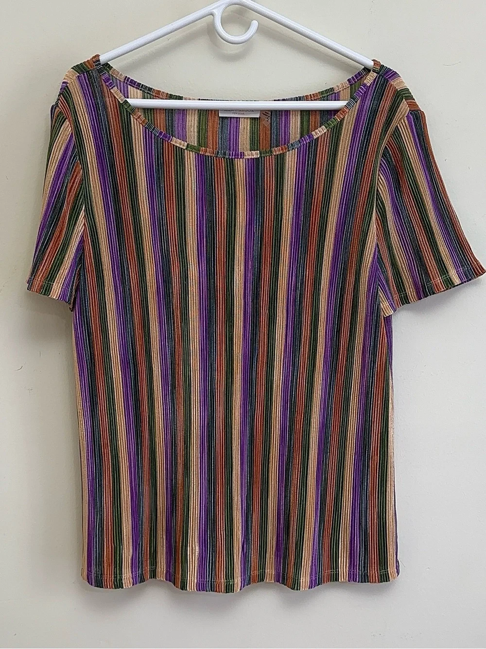 Ramy Brook Multicolor large Striped Top NWOT Casual Lightweight Designer Blouse